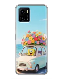 Чехол для Vivo Y15s с картинкой «Автомобильное путешествие»