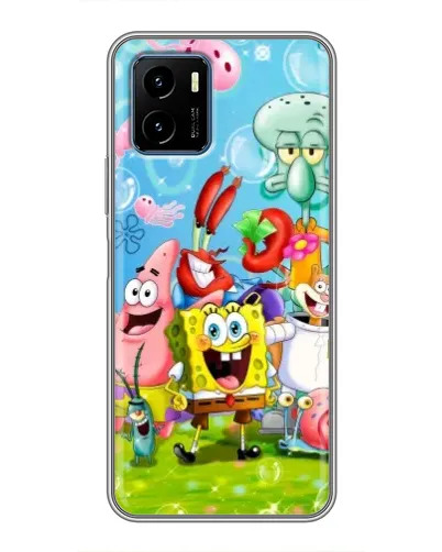 Чехол для Vivo Y15s с картинкой «Губка Боб и друзья» Чехол для Vivo Y15s с картинкой «Губка Боб и друзья»