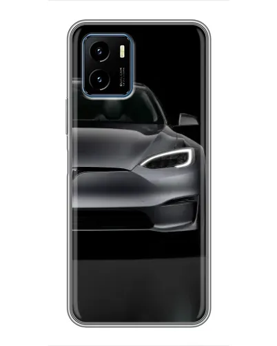 Чехол для Vivo Y15s с картинкой «Tesla Model S Look» Чехол для Vivo Y15s с картинкой «Tesla Model S Look»