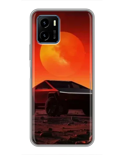 Чехол для Vivo Y15s с картинкой «Cybertruck на Марсе» Чехол для Vivo Y15s с картинкой «Cybertruck на Марсе»