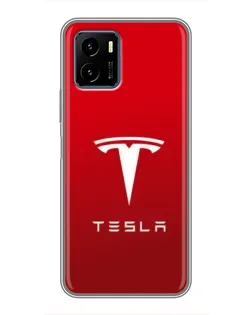 Чехол для Vivo Y15s с картинкой «Tesla Red Classic»