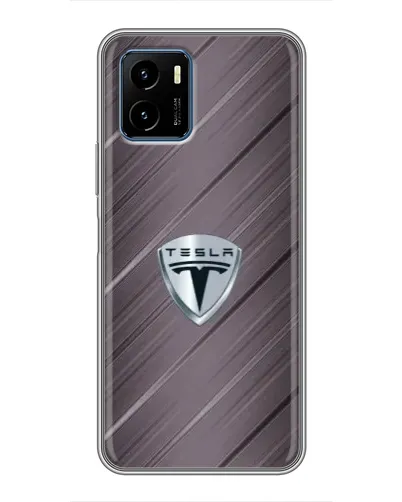 Чехол для Vivo Y15s с картинкой «Металлическая текстура Tesla» Чехол для Vivo Y15s с картинкой «Металлическая текстура Tesla»
