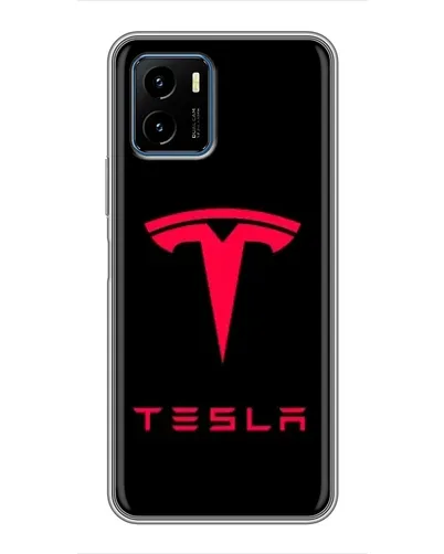 Чехол для Vivo Y15s с картинкой «Tesla Red Logo» Чехол для Vivo Y15s с картинкой «Tesla Red Logo»