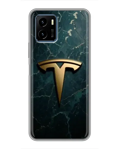 Чехол для Vivo Y15s с картинкой «Мраморная Tesla Gold» Чехол для Vivo Y15s с картинкой «Мраморная Tesla Gold»