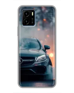 Чехол для Vivo Y15s с картинкой «Mercedes — ночной город» Чехол для Vivo Y15s с картинкой «Mercedes — ночной город»