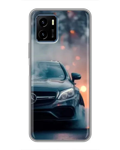 Чехол для Vivo Y15s с картинкой «Mercedes — ночной город» Чехол для Vivo Y15s с картинкой «Mercedes — ночной город»