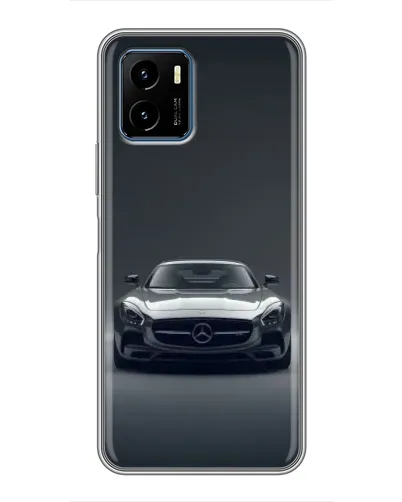 Чехол для Vivo Y15s с картинкой «Mercedes на черном» Чехол для Vivo Y15s с картинкой «Mercedes на черном»