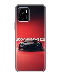 Чехол для Vivo Y15s с картинкой «Mercedes AMG — красная линия»