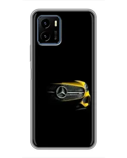 Чехол для Vivo Y15s с картинкой «Mercedes — ретро стиль»