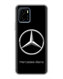 Чехол для Vivo Y15s с картинкой «Mercedes Silver Logo»