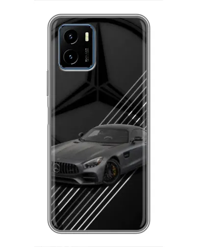 Чехол для Vivo Y15s с картинкой «Mercedes AMG — графика» Чехол для Vivo Y15s с картинкой «Mercedes AMG — графика»