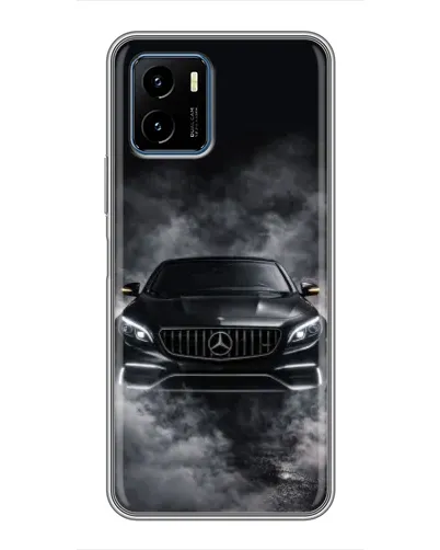 Чехол для Vivo Y15s с картинкой «Mercedes в дыму» Чехол для Vivo Y15s с картинкой «Mercedes в дыму»