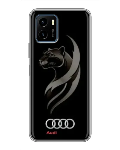 Чехол для Vivo Y15s с картинкой «Графика — пантера и Audi» Чехол для Vivo Y15s с картинкой «Графика — пантера и Audi»