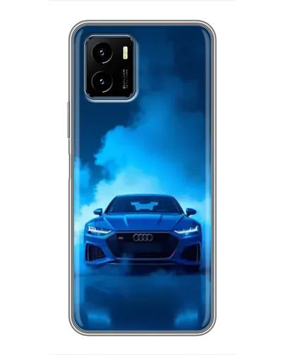 Чехол для Vivo Y15s с картинкой «Audi — голубая энергия» Чехол для Vivo Y15s с картинкой «Audi — голубая энергия»