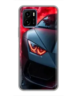 Чехол для Vivo Y15s с картинкой «Lamborghini красное сияние» Чехол для Vivo Y15s с картинкой «Lamborghini красное сияние»