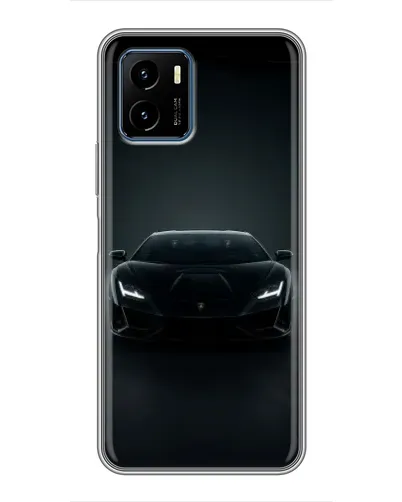 Чехол для Vivo Y15s с картинкой «Черный Lamborghini Aventador» Чехол для Vivo Y15s с картинкой «Черный Lamborghini Aventador»