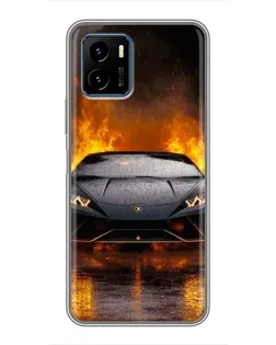 Чехол для Vivo Y15s с картинкой «Lamborghini в огне» Чехол для Vivo Y15s с картинкой «Lamborghini в огне»