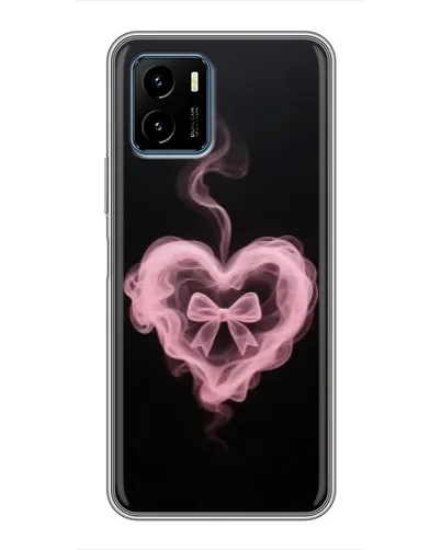 Чехол для Vivo Y15s с картинкой «Дымчатое сердце»