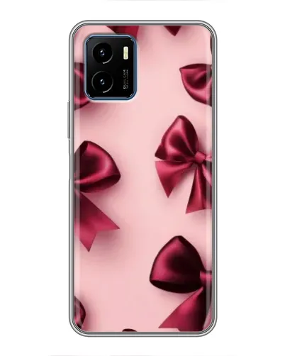 Чехол для Vivo Y15s с картинкой «Бордовый атлас»