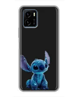 Чехол для Vivo Y15s с картинкой «Стич на черном» Чехол для Vivo Y15s с картинкой «Стич на черном»