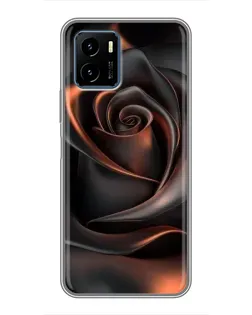 Чохол для Vivo Y15s з картинкою «Шовкова чорна троянда» Чохол для Vivo Y15s з картинкою «Шовкова чорна троянда»