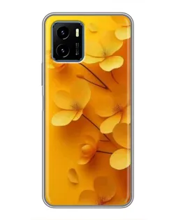 Чохол для Vivo Y15s з картинкою «Золоті пелюстки» Чохол для Vivo Y15s з картинкою «Золоті пелюстки»