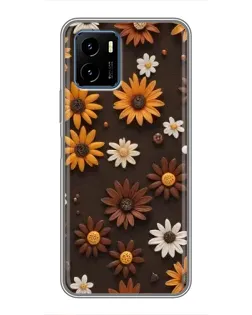 Чохол для Vivo Y15s з картинкою «Візерунок з маленьких соняшників» Чохол для Vivo Y15s з картинкою «Візерунок з маленьких соняшників»