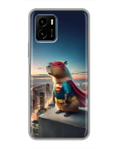 Чехол для Vivo Y15s с картинкой «Капи-мен супергерой» Чехол для Vivo Y15s с картинкой «Капи-мен супергерой»