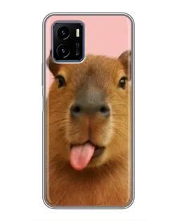 Чохол для Vivo Y15s з картинкою «Капібара з язиком» Чохол для Vivo Y15s з картинкою «Капібара з язиком»