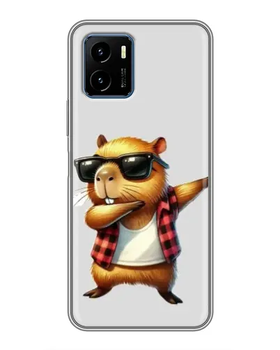 Чехол для Vivo Y15s с картинкой «Капибара рэпер даб» Чехол для Vivo Y15s с картинкой «Капибара рэпер даб»