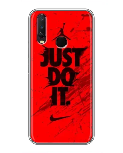 Чехол для Vivo Y17 с картинкой «Nike Just Do It» Чехол для Vivo Y17 с картинкой «Nike Just Do It»