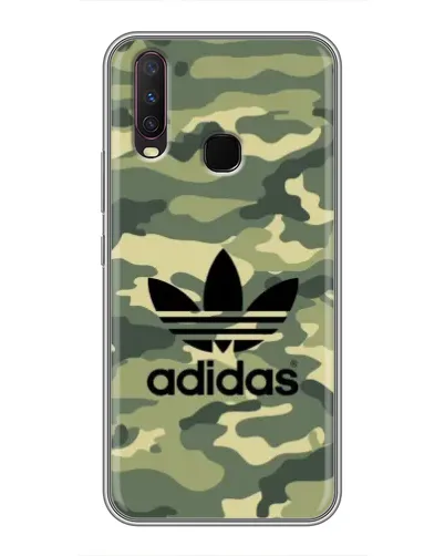 Чехол для Vivo Y17 с картинкой «Милитари стиль Adidas» Чехол для Vivo Y17 с картинкой «Милитари стиль Adidas»