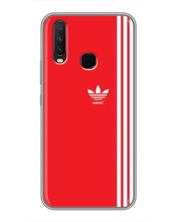 Чехол для Vivo Y17 с картинкой «Красный минимализм Adidas» Чехол для Vivo Y17 с картинкой «Красный минимализм Adidas»