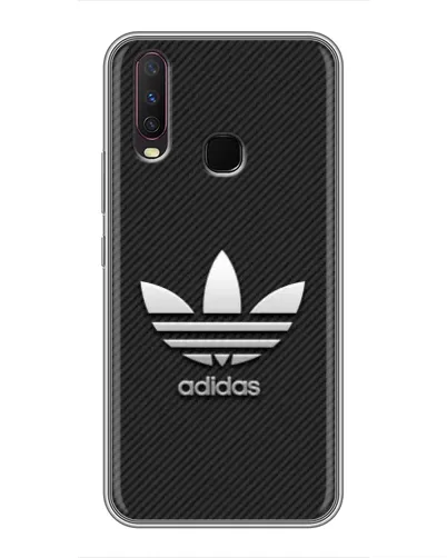 Чехол для Vivo Y17 с картинкой «Adidas Карбоновая текстура» Чехол для Vivo Y17 с картинкой «Adidas Карбоновая текстура»