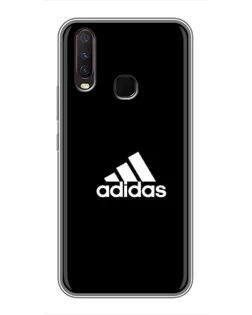 Чехол для Vivo Y17 с картинкой «Черная классика Adidas»