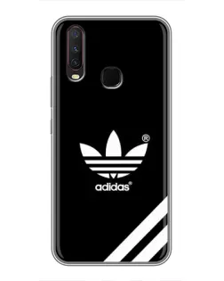 Чехол для Vivo Y17 с картинкой «Adidas с диагональными полосами»