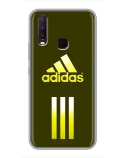 Чехол для Vivo Y17 с картинкой «Оливковый градиент Adidas»
