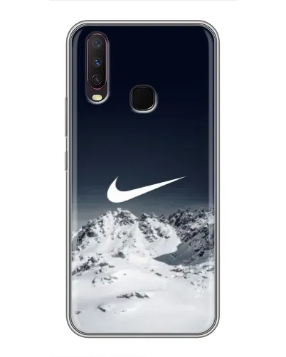 Чехол для Vivo Y17 с картинкой «Nike — зимние горы» Чехол для Vivo Y17 с картинкой «Nike — зимние горы»