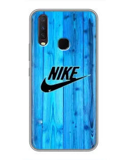 Чехол для Vivo Y17 с картинкой «Голубое дерево Nike»