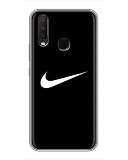 Чехол для Vivo Y17 с картинкой «Минималистический Найк»