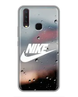 Чехол для Vivo Y17 с картинкой «Nike в стиле ретро»