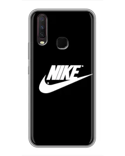 Чехол для Vivo Y17 с картинкой «Мазки краски Nike»