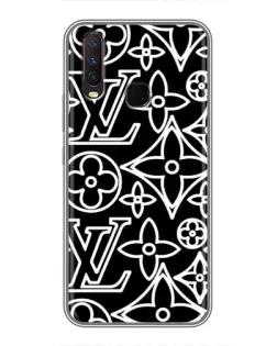 Чехол для Vivo Y17 с картинкой «Черно-белый узор LV» Чехол для Vivo Y17 с картинкой «Черно-белый узор LV»