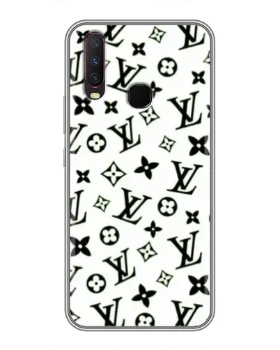Чехол для Vivo Y17 с картинкой «Монохромный хаос LV»