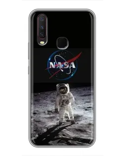 Чехол для Vivo Y17 с картинкой «Астронавт на Луне» Чехол для Vivo Y17 с картинкой «Астронавт на Луне»