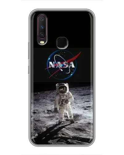 Чехол для Vivo Y17 с картинкой «Астронавт на Луне» Чехол для Vivo Y17 с картинкой «Астронавт на Луне»