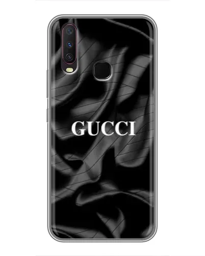 Чехол для Vivo Y17 с картинкой «Gucci — шелковые волны»
