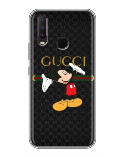 Чехол для Vivo Y17 с картинкой «Микки Маус Gucci»