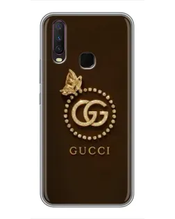 Чехол для Vivo Y17 с картинкой «Gucci — золотая бабочка» Чехол для Vivo Y17 с картинкой «Gucci — золотая бабочка»