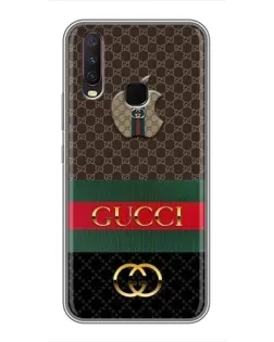 Чехол для Vivo Y17 с картинкой «Gucci — брендированный десерт» Чехол для Vivo Y17 с картинкой «Gucci — брендированный десерт»